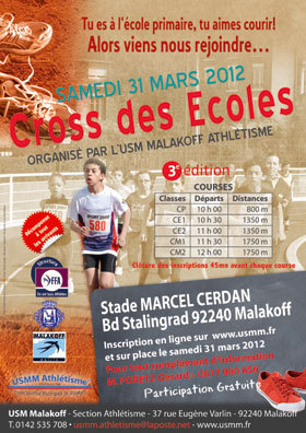 Cross des écoles 2012