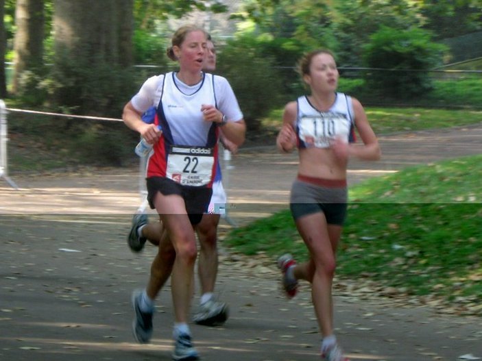 Heidi et MC sur semi de Lyon Heidi et MC sur semi de Lyon