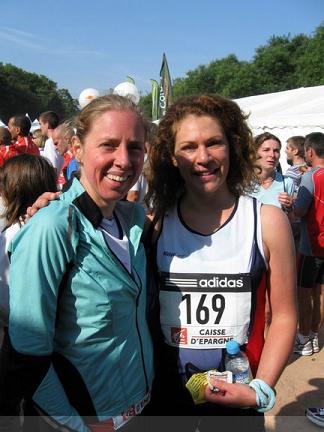 Heidi et Carine après l'effort