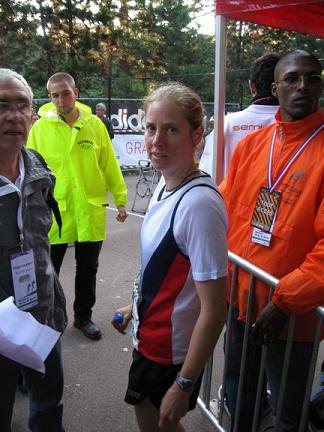 Heidi à l'entrée du sas Elites! Heidi à l'entrée du sas Elites!