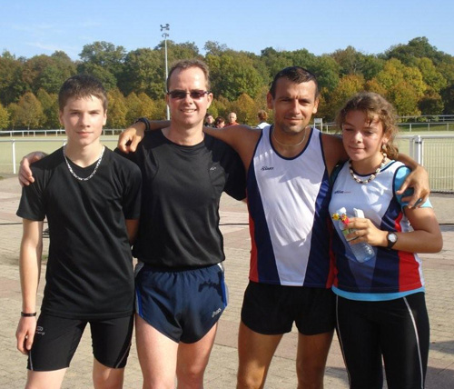 Thibaut, David, Sébastien, Sandrine. Thibaut, David, Sébastien, Sandrine.