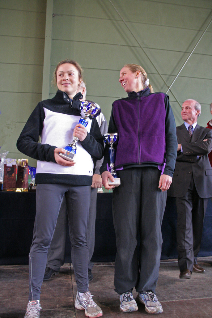 Marie-Caroline SAVELIEFF & Heidi FREYTAG. 1° et  2° des 15km de Chatenay 2009.