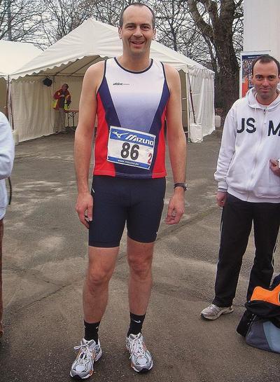 Fabrice Delabarre en route vers son 10km en 40'37