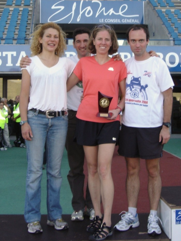 Carine, Alain, Heidi, Jimmy en mode post-tri...HS!