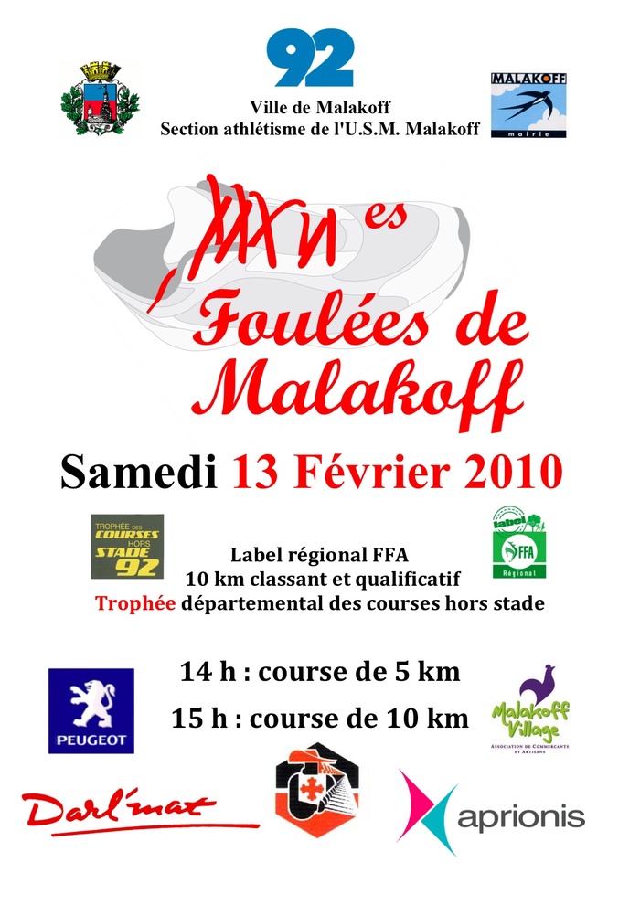 Les Foulées de Malakoff - Bénévolat