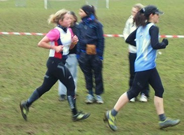 Sandrine notre seule représentante sur cross court