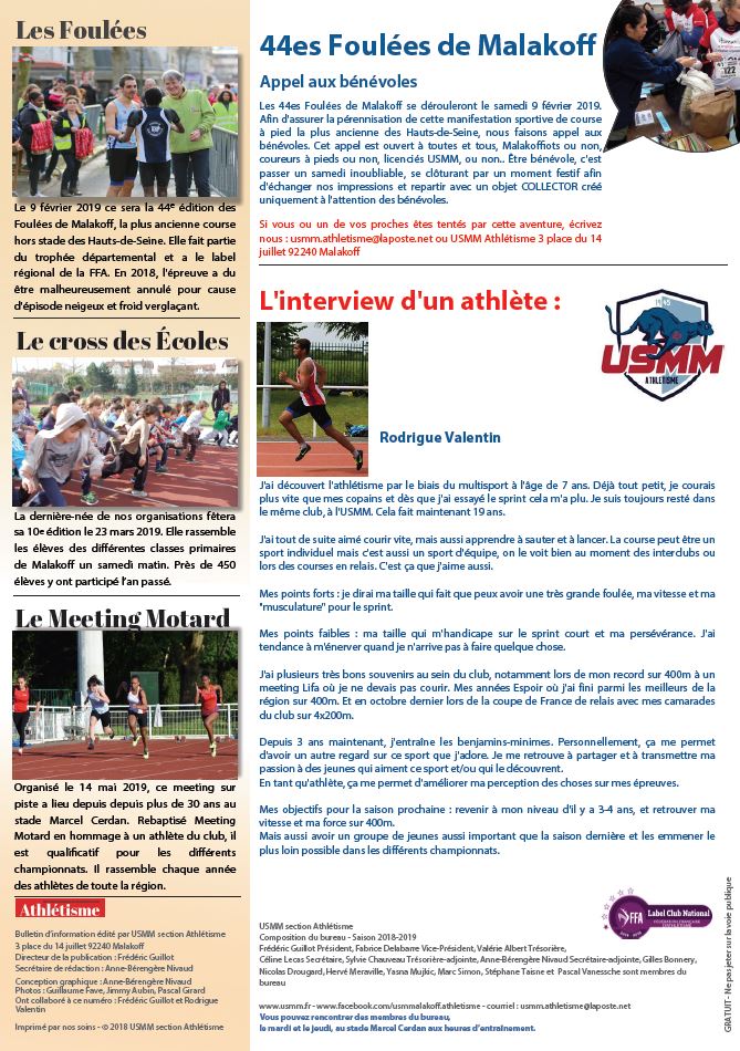 Bulletin numéro 12