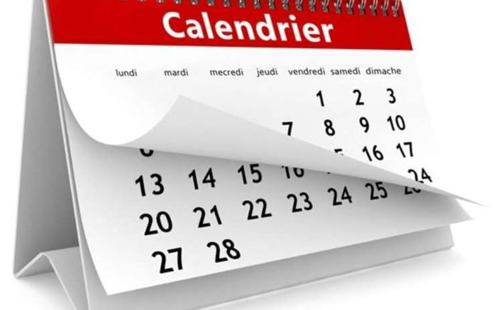 Calendrier Officiels Calendrier Officiels