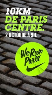 La course connectée, une première mondiale pour Nike et Facebook, à Paris