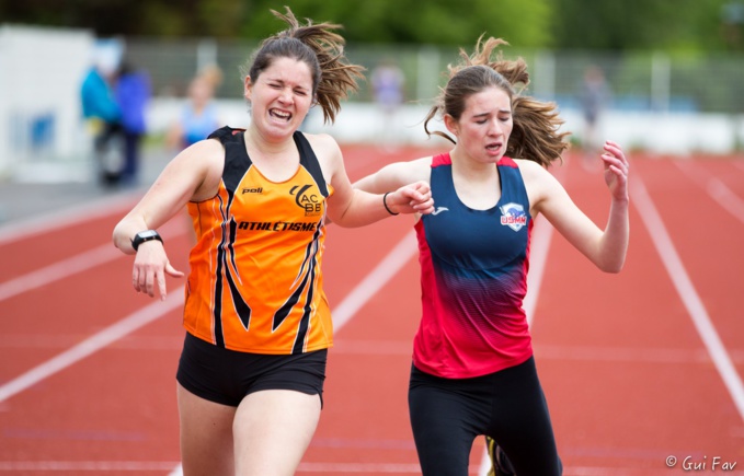 Agathe Vigneron jusqu'au bout de son 400m !