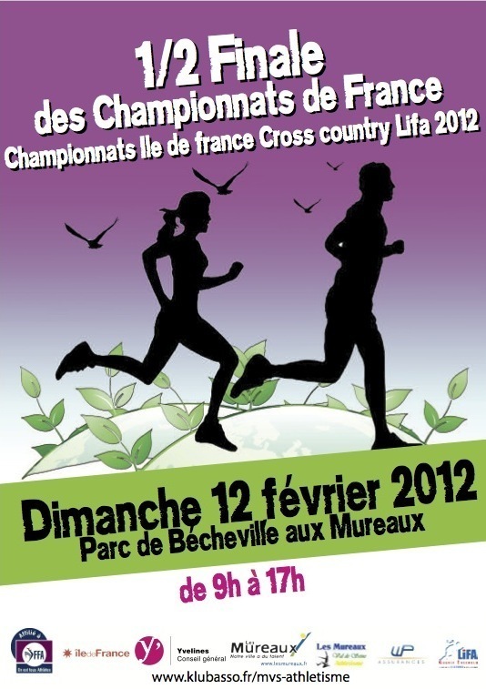 Championnats Ile-de-France de cross country - Les Mureaux (78)