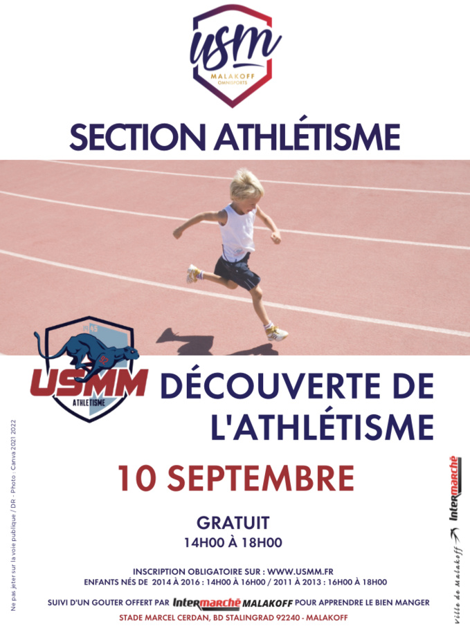 Journée découverte de l'athlétisme et du bien manger