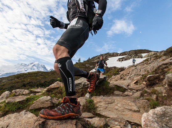 JJ au départ des 80 km du Mont-Blanc