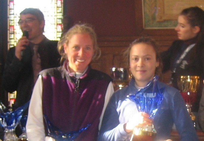 Deux bonnes tetes de gagnantes! Deux bonnes tetes de gagnantes!