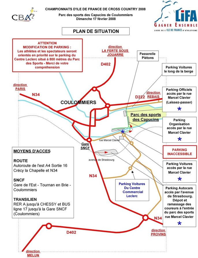 HORAIRES & QUALIFIES AUX LIFA DE CROSS COUNTRY