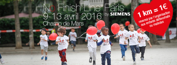 Courez solidaire à la NO FINISH LINE PARIS by Siemens Courez solidaire à la NO FINISH LINE PARIS by Siemens