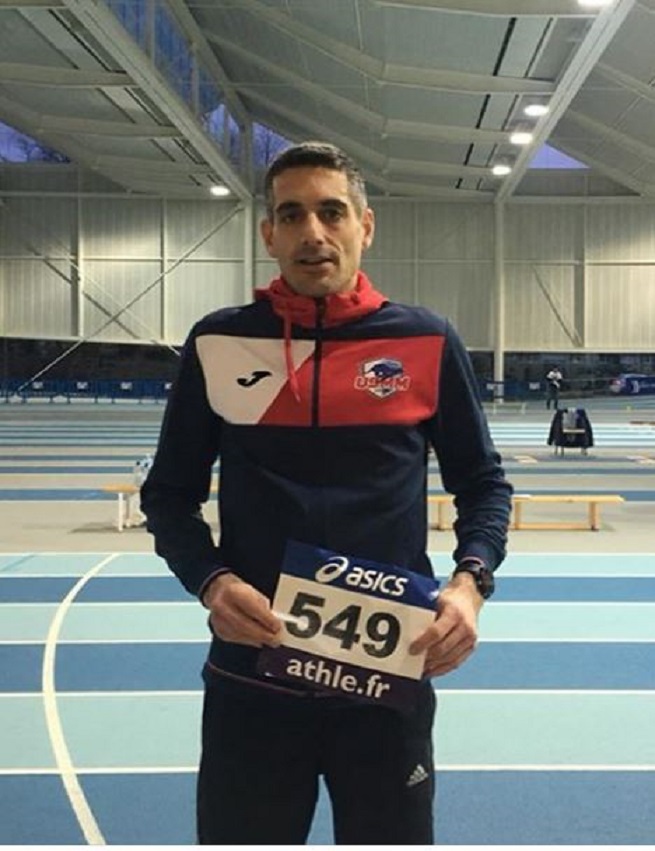 Didier Marechal au Championnat de France Master en salle à Nantes