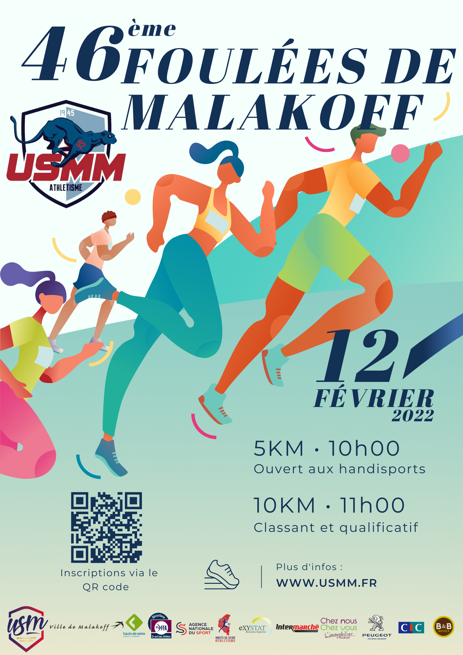 Les Foulées de Malakoff 2022 - Ouverture des inscriptions ! Les Foulées de Malakoff 2022 - Ouverture des inscriptions !