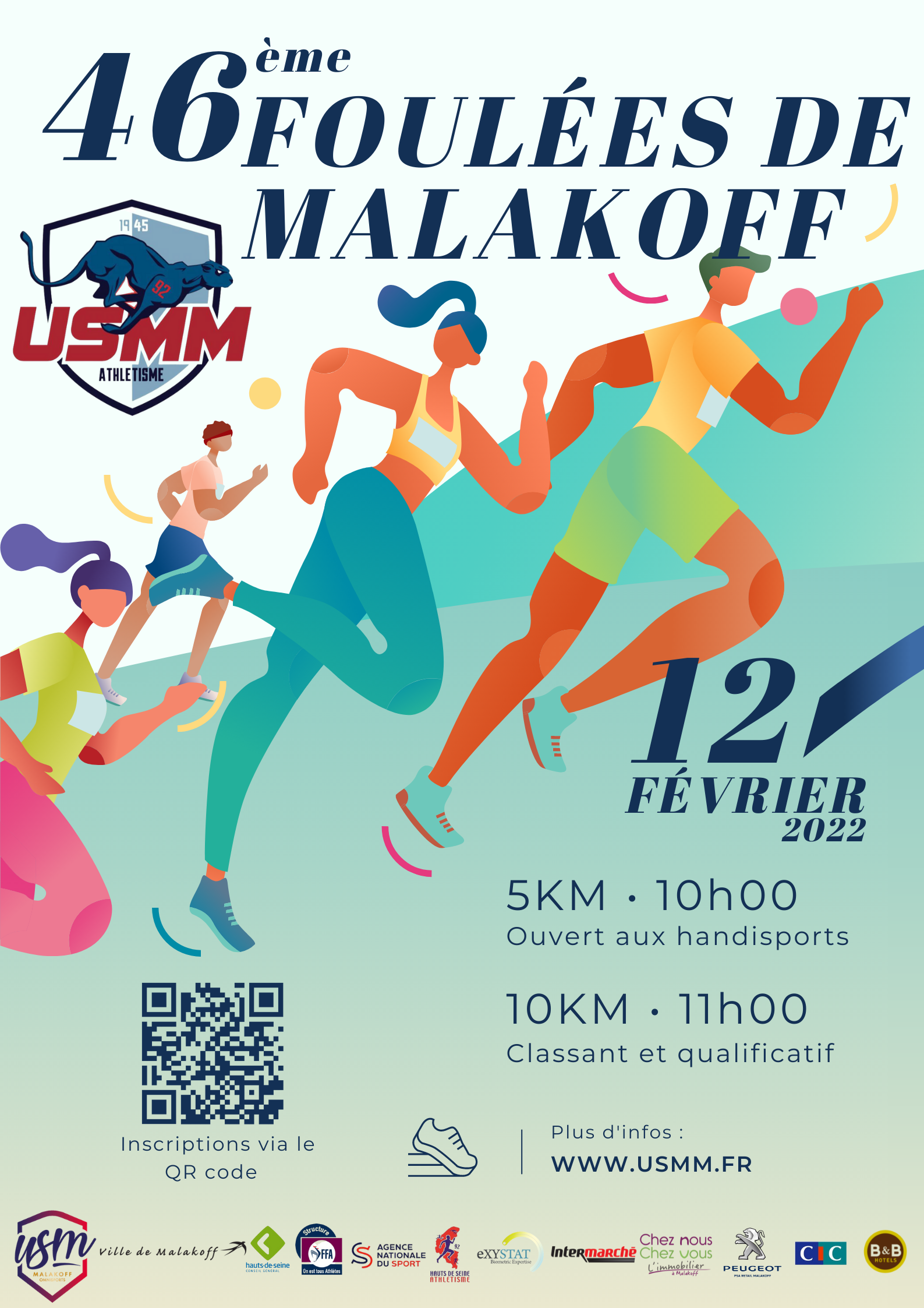 Les Foulées de Malakoff 2022 - Ouverture des inscriptions !