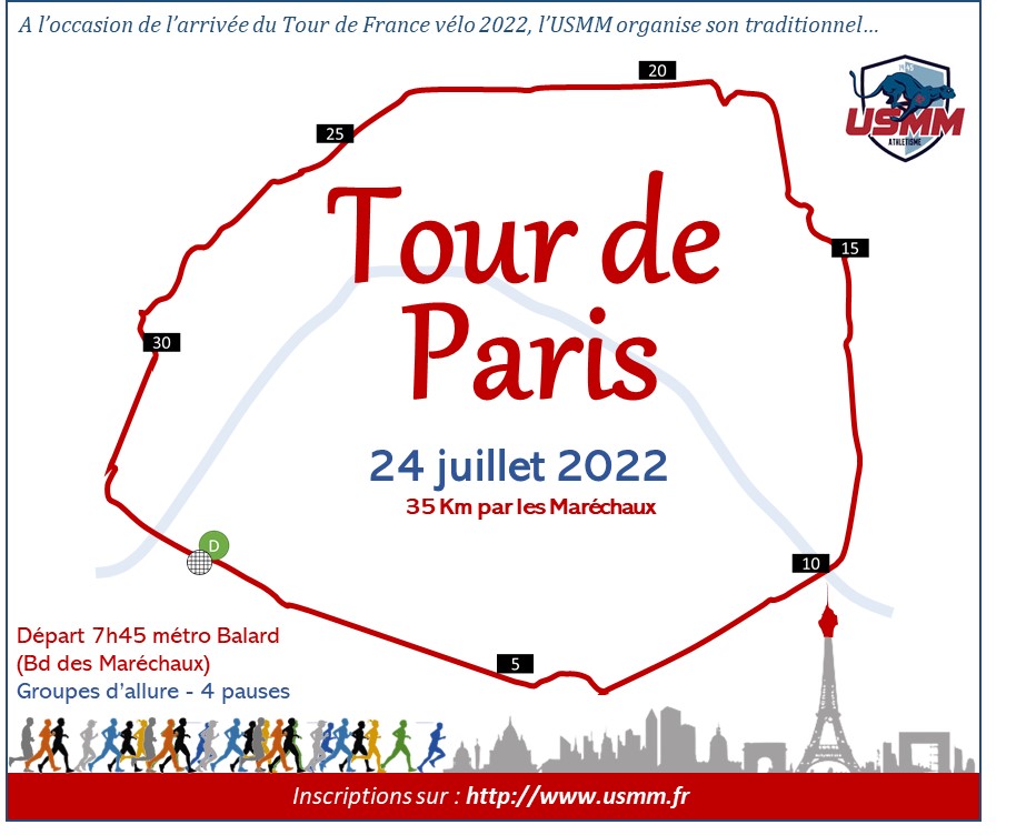 Tour de Paris du 24 juillet 2022